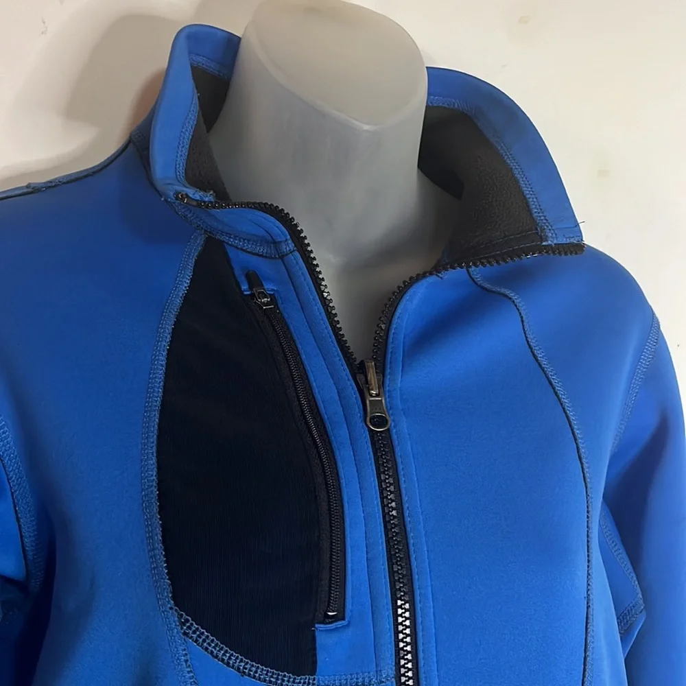 Nike Storm-Fit Jacket Soft Side Athletic Performance Layering Royal Blue Size S